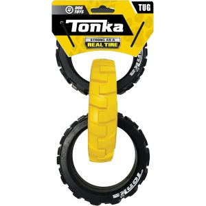 Tonka 5038 Rubber 3-Ring Tug Dog Toy