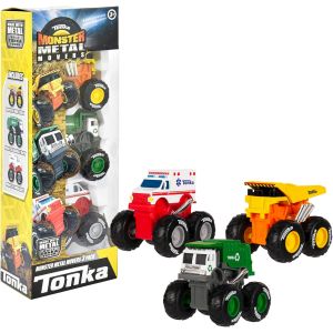 Tonka Monster Metal Movers (Dump Truck, Garbage Truck & EMT Truck) (06174)