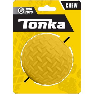 Tonka Rubber Diamond Plate Ball Dog Toy